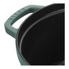 Cast Iron - Round Cocottes, 7 qt, Round, Cocotte, Eucalyptus, small 4