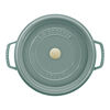 Cast Iron - Round Cocottes, 7 qt, Round, Cocotte, Eucalyptus, small 2