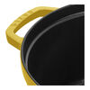 Cast Iron - Round Cocottes, 7 qt, Round, Cocotte, Citron, small 4