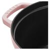 Cast Iron - Round Cocottes, 7 qt, Round, Cocotte, Pink Peony, small 5