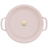 Cast Iron - Round Cocottes, 7 qt, Round, Cocotte, Pink Peony, small 3