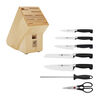 Four Star, 8-pc, Knife block set, natural, small 3
