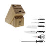 Professional S, 7-pc, Knife block set, natural, small 9