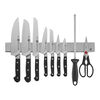 Pro, 10-pc, Set with 17.5" stainless magnetic knife bar, small 1