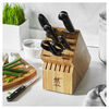 Professional S, 7-pc, Knife block set, natural, small 10