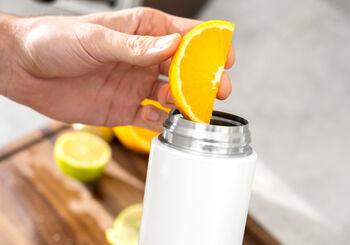 Refreshing Orange Ginger Water
