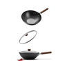 Dragon, 12-inch, Carbon Steel, Wok, Black Matte, small 7