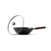 Dragon, 12-inch, Carbon Steel, Wok, Black Matte, small 5