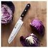 Pro, 7-inch, Hollow Edge Slim Santoku Knife, small 3
