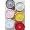 Cast Iron - Round Cocottes, 7 qt, Round, Cocotte, Pink Peony, small 17