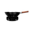 Dragon, 12-inch, Carbon Steel, Wok, Black Matte, small 10