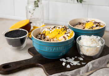 Honey-coconut porridge