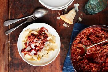 PORK RAGÙ WITH PAPPARDELLE
